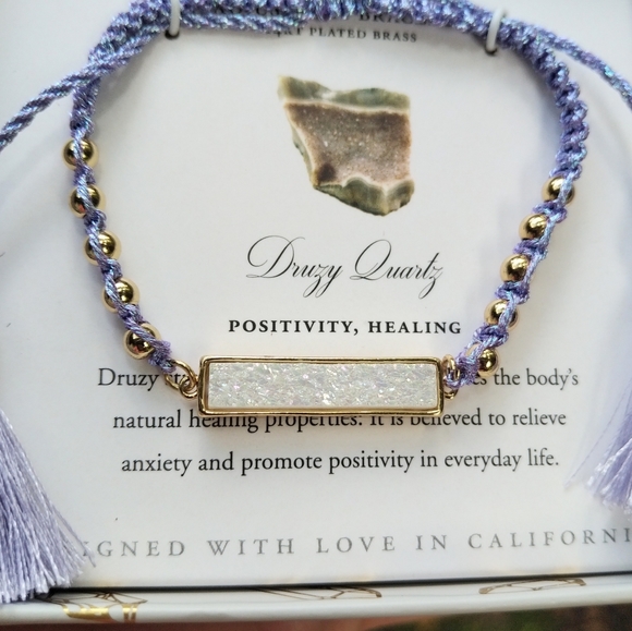 Luna🌙 Norte Lavender💜 Slide Closure Bracelet-NIB - Picture 8 of 11